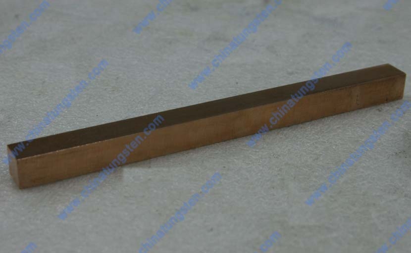 鎢銅合金條注模法